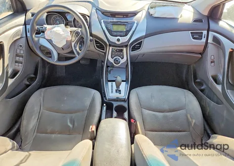 2012 Hyundai Elantra Gls из США, поврежденный, VIN 5NPDH4AE8CH145919